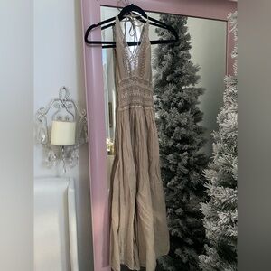 Floor length summer dress